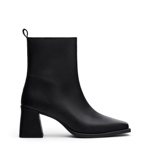 Bottines à talon cubain - noir - Sacha - Modalova