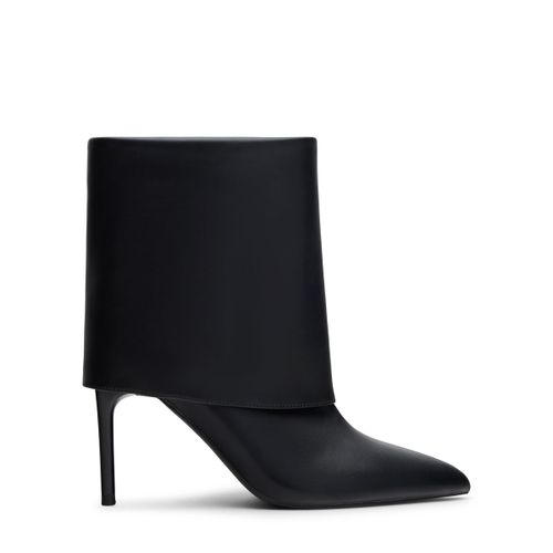 Bottines à talon avec rabat - noir - Sacha - Modalova