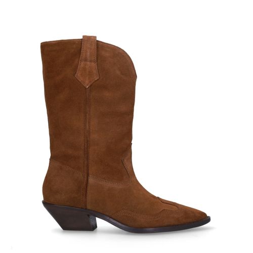 Santiags en daim - marron - Sacha - Modalova