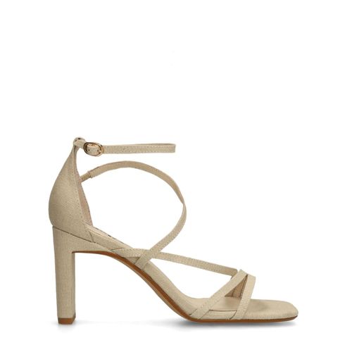 Sandales à talon - beige - Sacha - Modalova