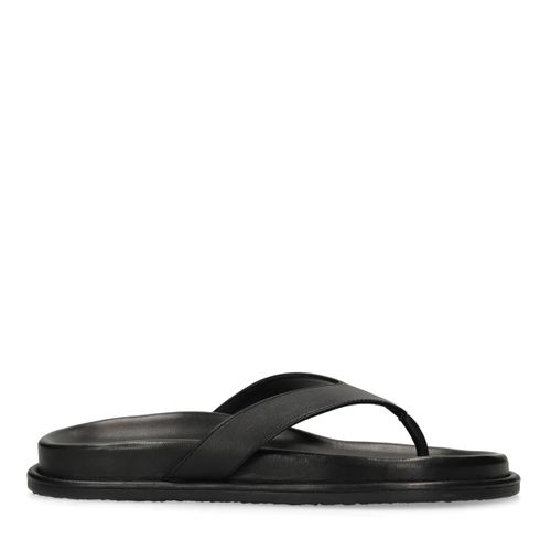 Claquettes en cuir - noir - Sacha - Modalova