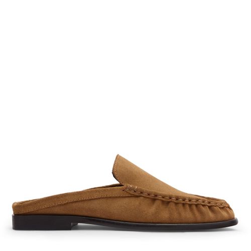 Chaussures à enfiler en daim - marron - Sacha - Modalova