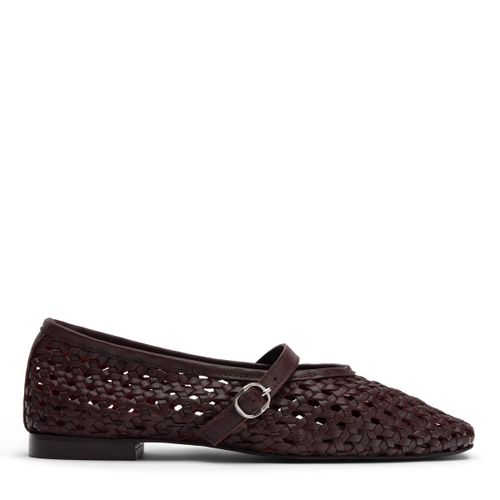 Ballerines tressées - rouge - Sacha - Modalova