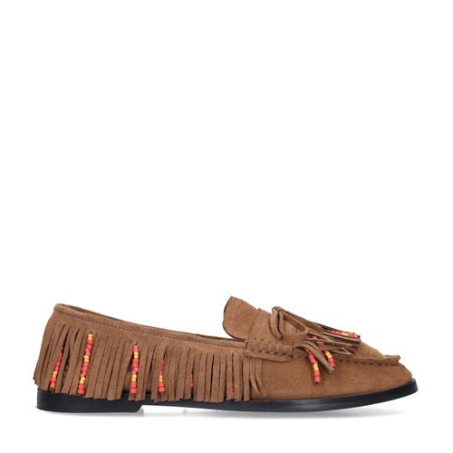 Mocassins en daim avec franges - Sacha - Modalova