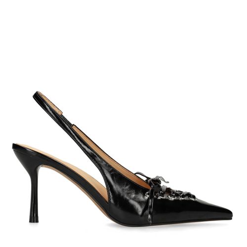 Slingbacks avec lacets - noir - Sacha - Modalova