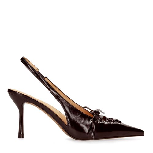 Slingbacks avec lacets - rouge - Sacha - Modalova