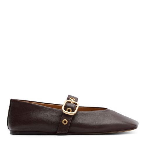 Ballerines en cuir - marron - Sacha - Modalova