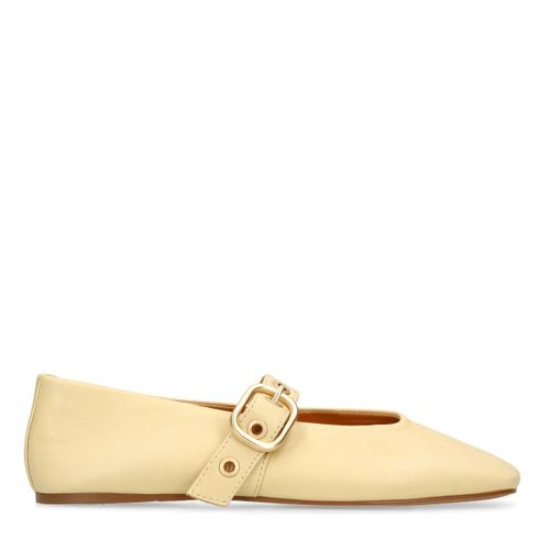 Ballerines en cuir - jaune - Sacha - Modalova