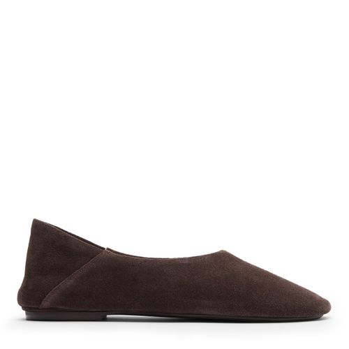 Ballerines en daim - marron foncé - Sacha - Modalova