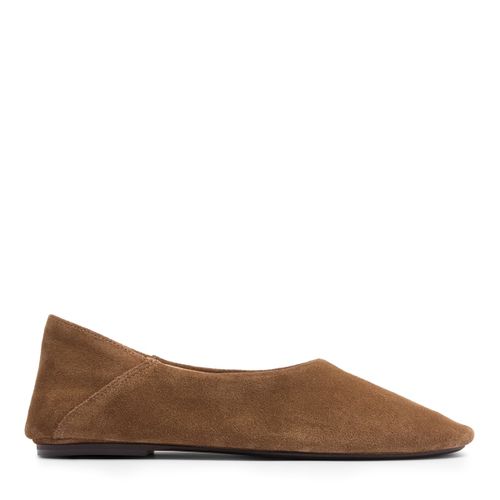 Ballerines en daim - marron - Sacha - Modalova