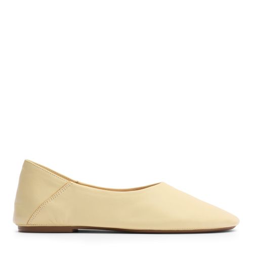 Ballerines en cuir - jaune - Sacha - Modalova