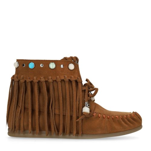 Chaussures à lacets en daim avec franges - Sacha - Modalova
