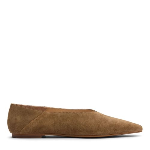 Ballerines en daim - beige - Sacha - Modalova