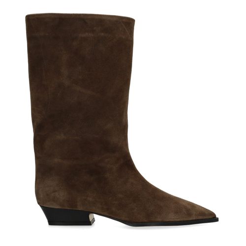 Bottines en daim - marron - Sacha - Modalova