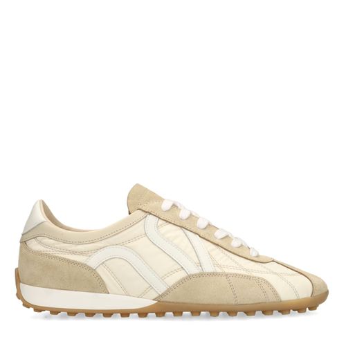 Baskets en daim - beige - Sacha - Modalova