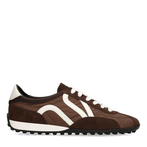 Donkerbruine suède sneakers - Sacha - Modalova