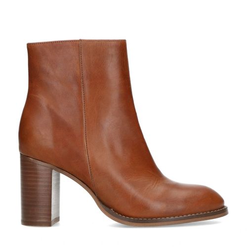 Bottines en cuirà talon - marron - Sacha - Modalova