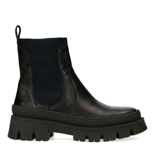 Chelsea boots en cuir - noir - Sacha - Modalova