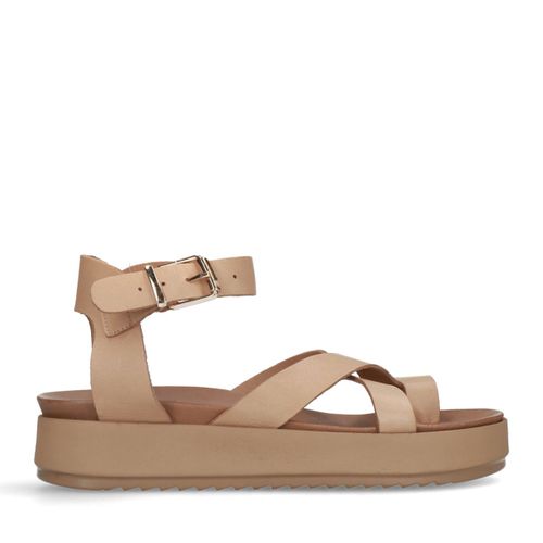 Sandalesà plateforme en cuir - Sacha - Modalova