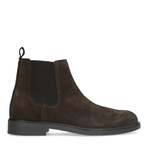 Chelsea boots en daim - marron - Sacha - Modalova