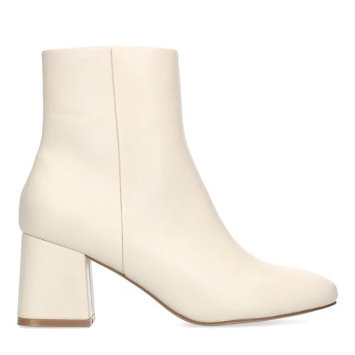 Bottines à talon cubain - blanc cassé - Sacha - Modalova