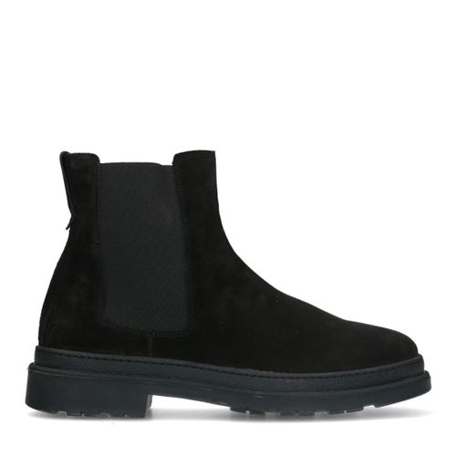 Chelsea boots en daim - noir - Sacha - Modalova
