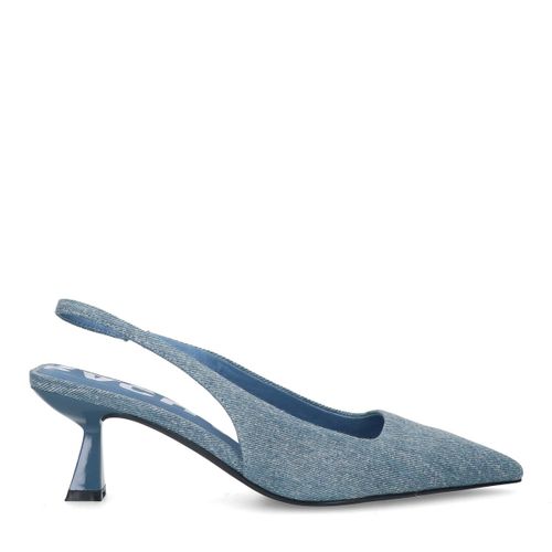 Escarpins slingback denim - Sacha - Modalova