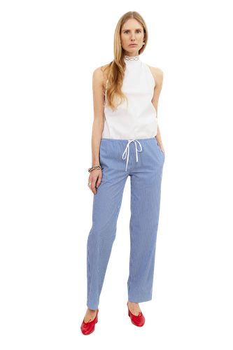 Mythical embroidered loose pants - Musier Paris - Modalova