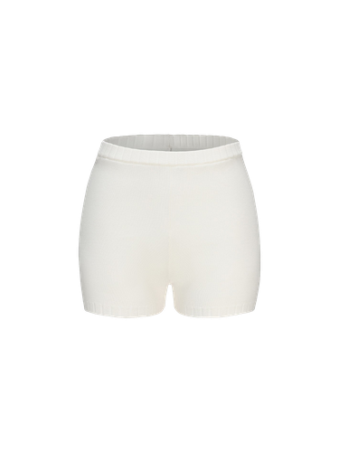 Kennedy Knit Shorts (White) - Nana Jacqueline - Modalova