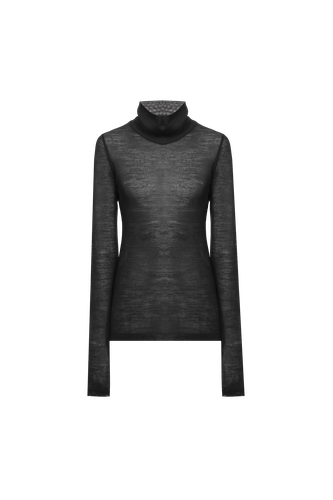 Turtleneck Long Sleeve Black - A.M.G - Modalova