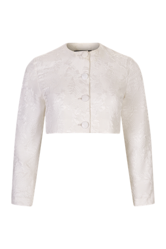 Nº09 CROPPED JACKET WITH LINED BUTTONS & VERY SOFT TOUCH - ANCOST - Modalova