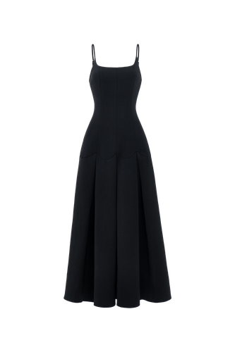 Eclipse Pleated Gown - JUSTIN TONG - Modalova