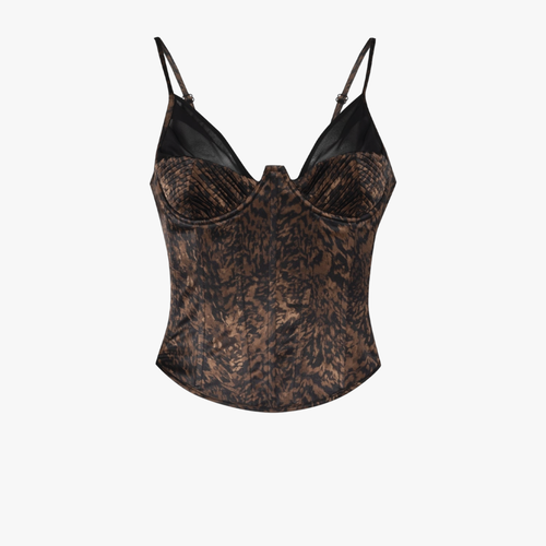 YOUR *ITCH KANGAROO CORSET TOP - LEOPARD - L - Tops - PCFG - Modalova