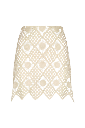 Sun Mini Skirt in Sol Mesh - Sara Cristina - Modalova