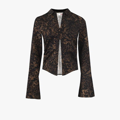 Your *itch Fitted Shirt - Leopard - XS - Shirts - PCFG - Modalova