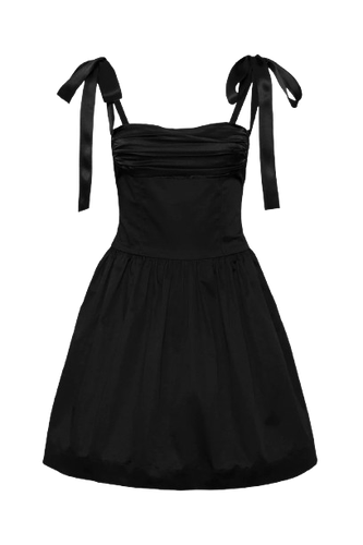Elsa Mini Dress Black - Murlong Cres - Modalova