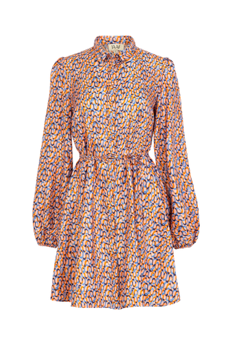 Silk shirt dress in Groovy Print - JAAF - Modalova