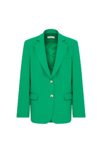Boxy Oversize Blazer in Vert de Noel - Nazli Ceren - Modalova