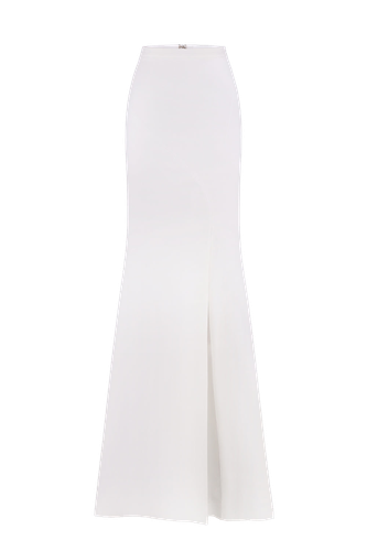 Maxi slit skirt - Total White - Modalova