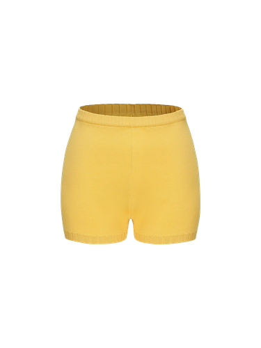 Kennedy Knit Shorts (Yellow) - Nana Jacqueline - Modalova