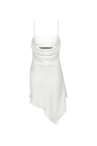 Carolyn - Cowl Neck Mini Dress With Dual Fabric - ILA - Modalova