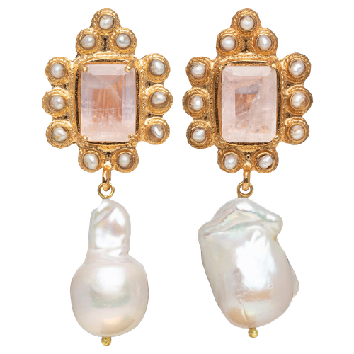 Amalita Earrings Pale Pink - Christie Nicolaides - Modalova