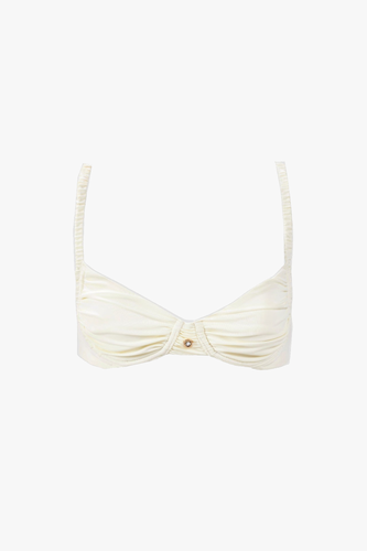 Ariel Underwire Bikini Top in Seashell - M - Bikini tops - Decolet The Label - Modalova