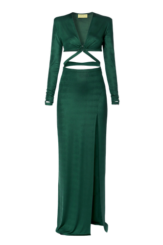 Dress Cassandra Deep Green - AGGI - Modalova