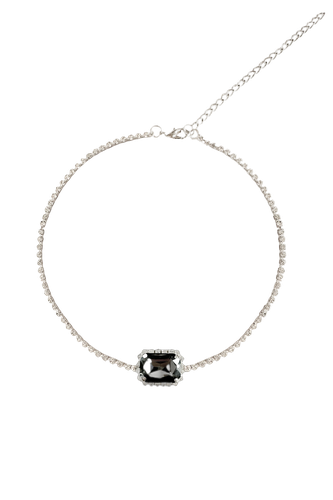 Luna Crystal Black Necklace - THE GALA - Modalova