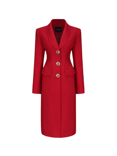 Evie Long Suit Jacket (Red) - Nana Jacqueline - Modalova