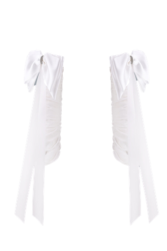 Chiffon sleeves with bows - Total White - Modalova