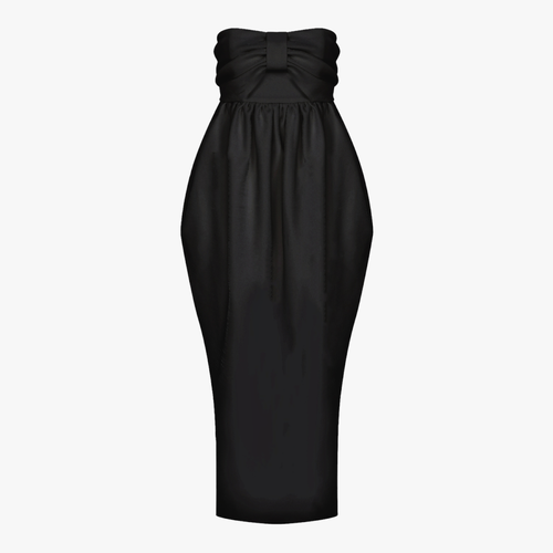 Jeanne Balloon Midi Dress In - S - Midi dresses - Nazli Ceren - Modalova