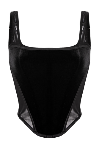 Victoria Velvet Bustier - S - Bustier tops - Aureliana - Modalova