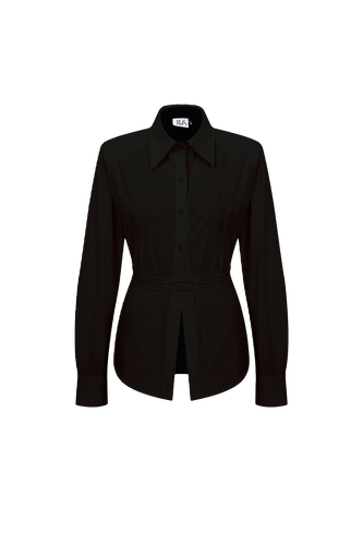Luan - Cotton Shirt With Shoulder Pads - ILA - Modalova
